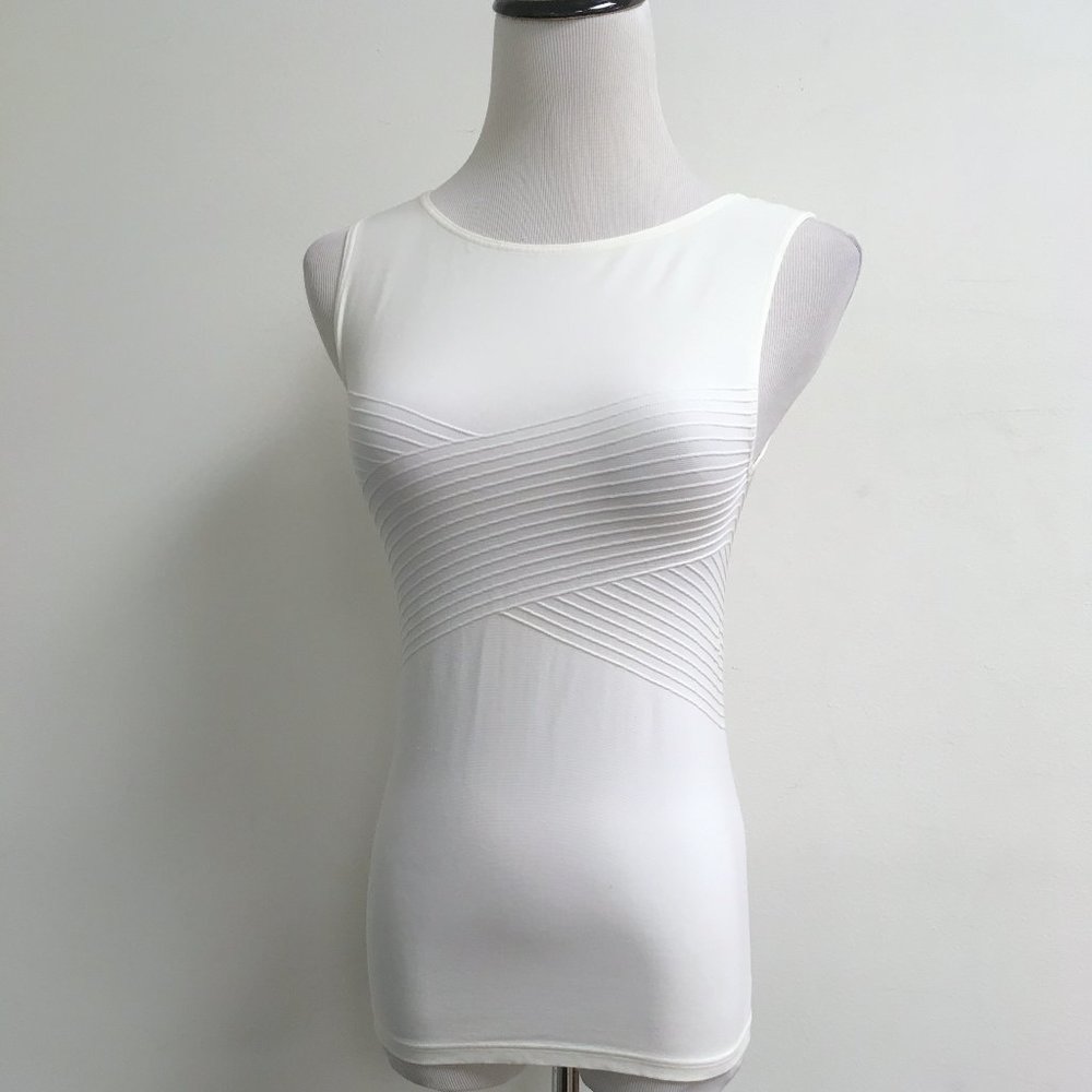 Wolford white stretch sleeveless top S
